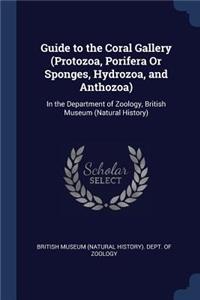 Guide to the Coral Gallery (Protozoa, Porifera Or Sponges, Hydrozoa, and Anthozoa)