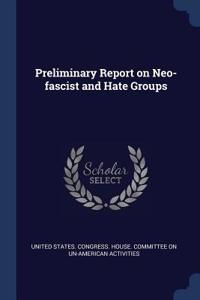 Preliminary Report on Neo-fascist and Hate Groups
