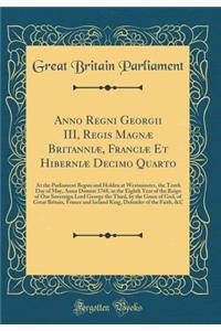 Anno Regni Georgii III, Regis Magnæ Britanniæ, Franciæ Et Hiberniæ Decimo Quarto