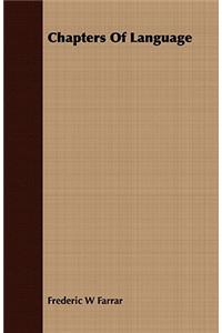 Chapters of Language