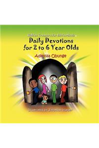 Daily Devotions for 2 to 6 Year Olds