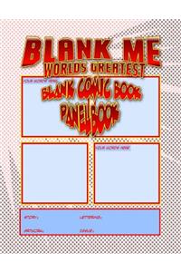 Blank Me - Premium Blank Comic Book Panelbook - Pink