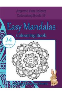 Easy Mandalas Colouring Book
