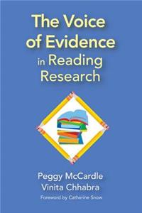 The Voice of Evidence in Reading Research