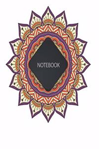 Notebook Mandala, Letter Size, Mandala Paper, Mandala Cover, 8.5