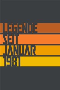 Legende seit Januar 1981