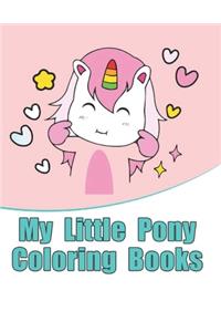 my little pony coloring books