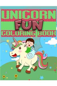 Unicorn Fun Coloring Book