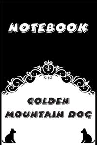 Golden Mountain Dog Notebook