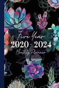 2020-2024 Five Year Monthly Planner