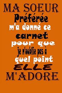 Ma Soeur Préférée