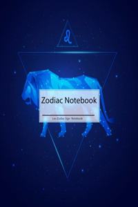 Leo Zodiac Notebook