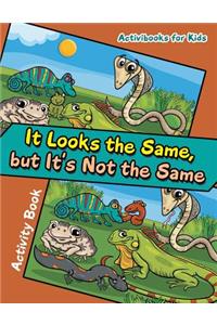 It Looks the Same, but It's Not the Same Activity Book