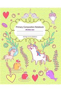 Primary Composition Notebook with Picture Space
