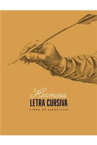 Hermosa Letra Cursiva Libro de Ejercicios