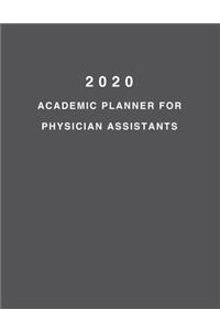 2020 Academic Planner For Physician Assistants