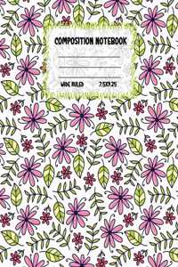 Composition Notebook Wide Ruled