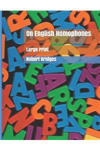 On English Homophones