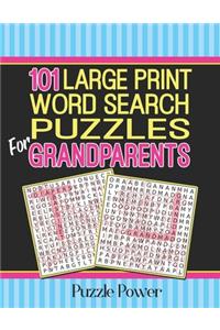 101 Large Print Word Search Puzzles For Grandparents