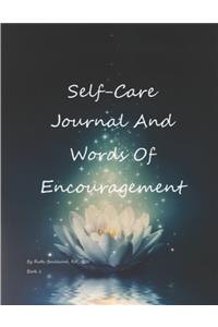 Self-Care Journal and Words of Encouragement