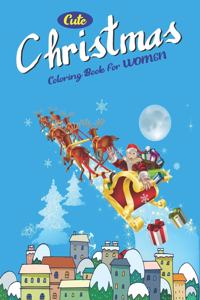 Cute Christmas Coloring Book for Women