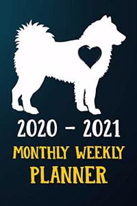 2020 2021 Monthly Weekly Planner