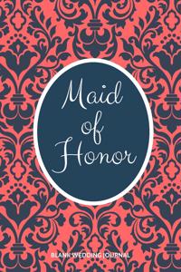 Maid of Honor Small Size Blank Journal-Wedding Planner&To-Do List-5.5