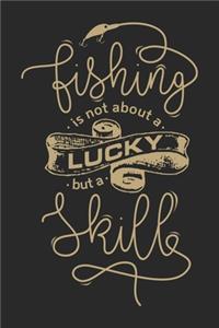 Fishing is not about a lucky but a skill