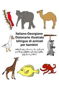 Italiano-Georgiano Dizionario illustrato bilingue di animali per bambini