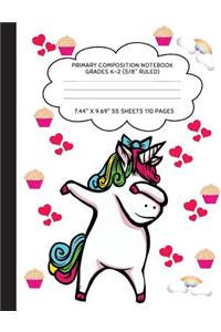 Primary Composition Notebook Grades K-2 (5/8