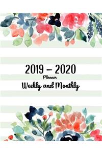 2019-2020 Planner Weekly and Monthly