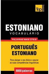 Vocabulário Português-Estoniano - 9000 palavras mais úteis