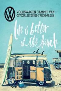 VW Camper Vans Official Desk Easel 2018 Calendar - Month To View Desk Format