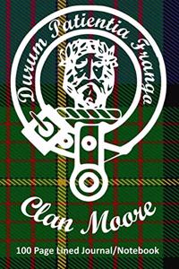 Clan Moore 100 Page Lined Journal/Notebook