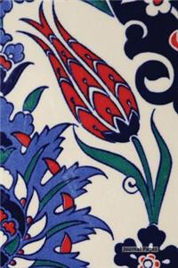 Journal Pages - Flower Mosaic (Decorative Notebook)(Unruled)