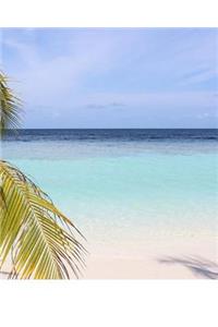 The Maldives Notebook with 400 blank pages
