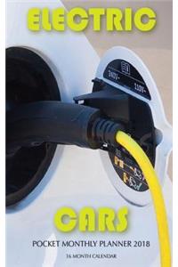Electric Cars Pocket Monthly Planner 2018