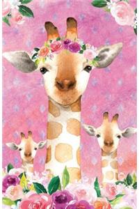 Bullet Journal for Animal Lovers Giraffes in Flowers 2