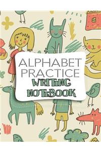 Alphabet Practice Writing Notebook