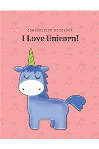 Rainbow Unicorn Composition Book