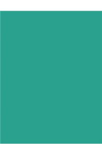 Persian Green 101 - Narrow Lined Notebook with Margins - 8.5X11