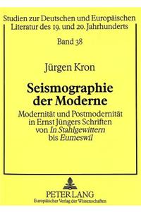 Seismographie Der Moderne