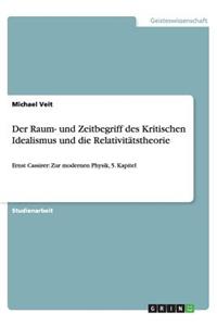 Der Raum- und Zeitbegriff des Kritischen Idealismus und die Relativitätstheorie