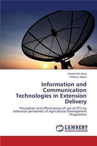 Information and Communication Technologies in Extension Delivery
