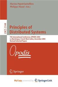 Principles of Distributed Systems
