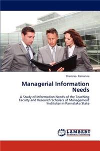 Managerial Information Needs