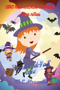 Libro para colorear de brujas para niños