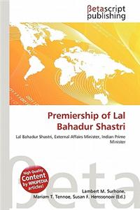Premiership of Lal Bahadur Shastri