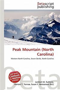 Peak Mountain (North Carolina)