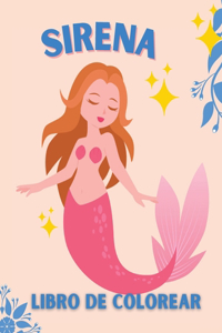 Sirena Libro de colorear
